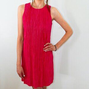 Anne Klein -  fuschia crepe party dress. Sz Small